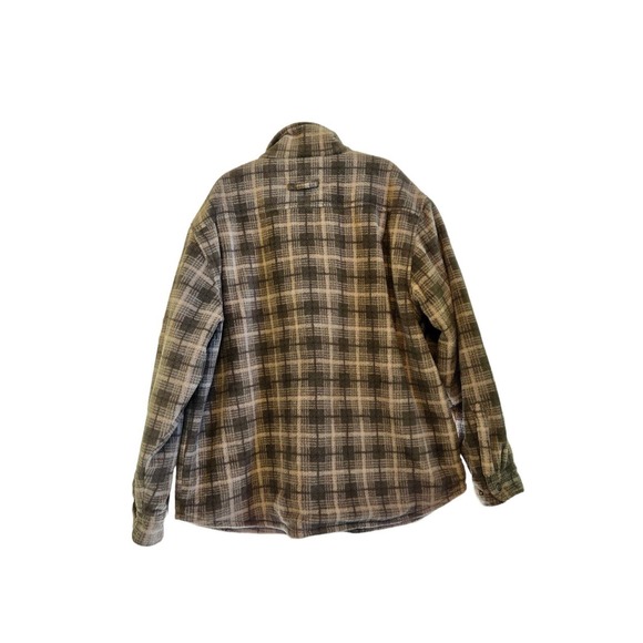 Cabela's Outfitter Series Thinsulate Snap Fleece Quilted Flannel Jacket Tall 3XL - Picture 3 of 9